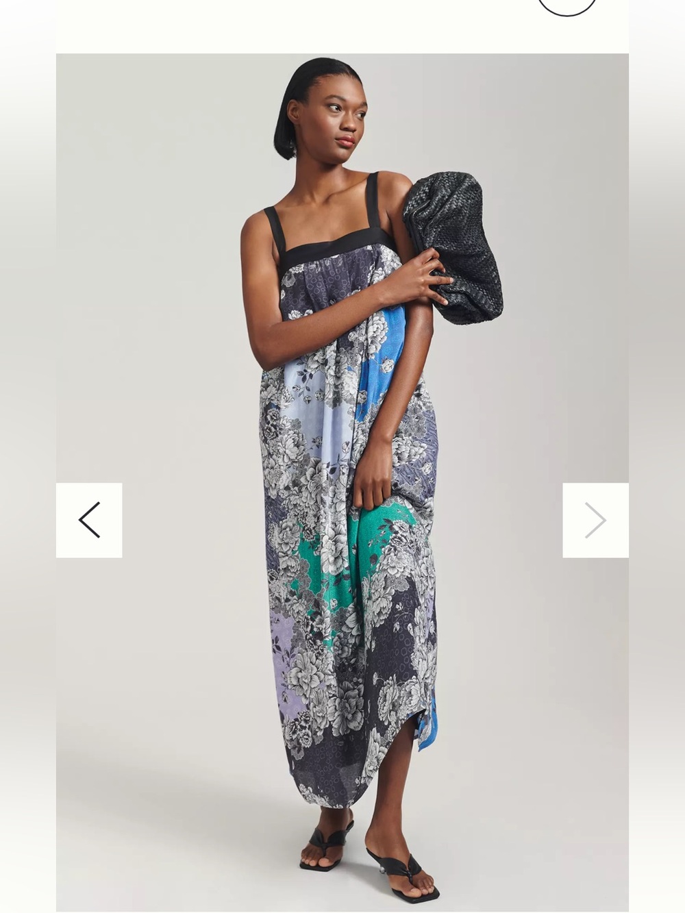 NWT Anthropologie size XSP Maxi dress in floral print